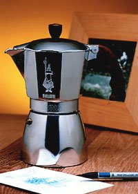 Bialetti Dama Wood Elite - Stove Top Espresso Pot