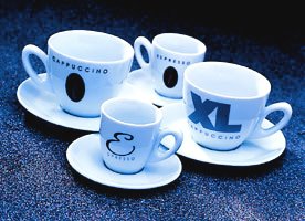 La Cafetiere Ceramic Cups & Saucers